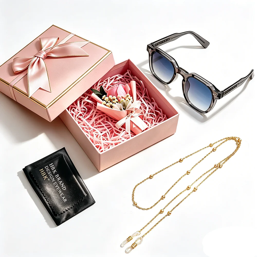 HBK New Square Vintage Sunglasses Men Square Fashion Punk Sun Glasses for Women Outdoor Travel Driving Beach Eyewear UV400