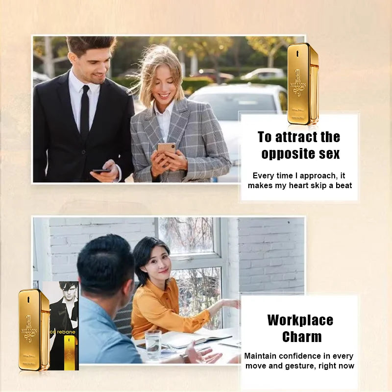 Paco Rabanne 1 Million for Men Eau de Toilette Spray 3.4 oz Spicy Cinnamon Citrus Amber Leather 24 Hour Long Lasting Cologne