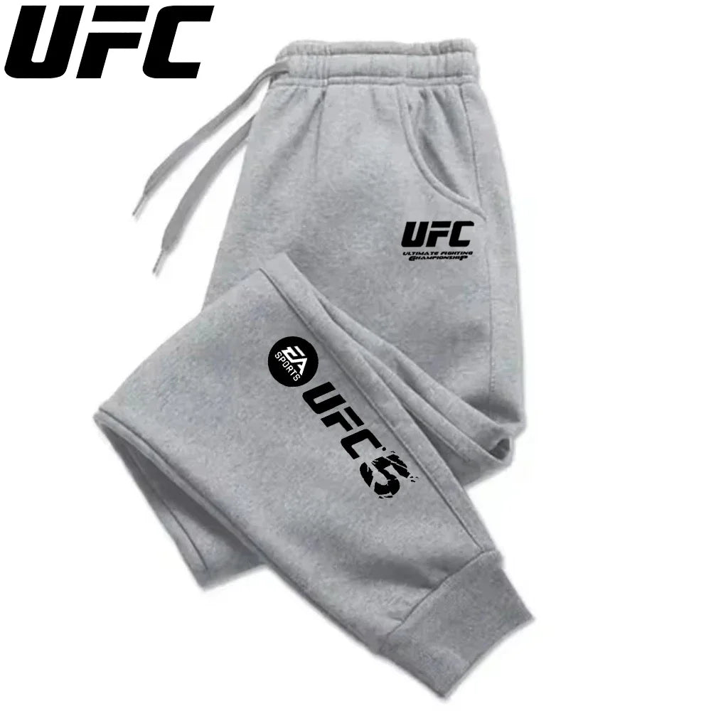 Mens Casual Pants Autumn Winter Sweatpants Gym Trousers Fashion Solid Color Workout Long Pants Men Running Jogger Sports