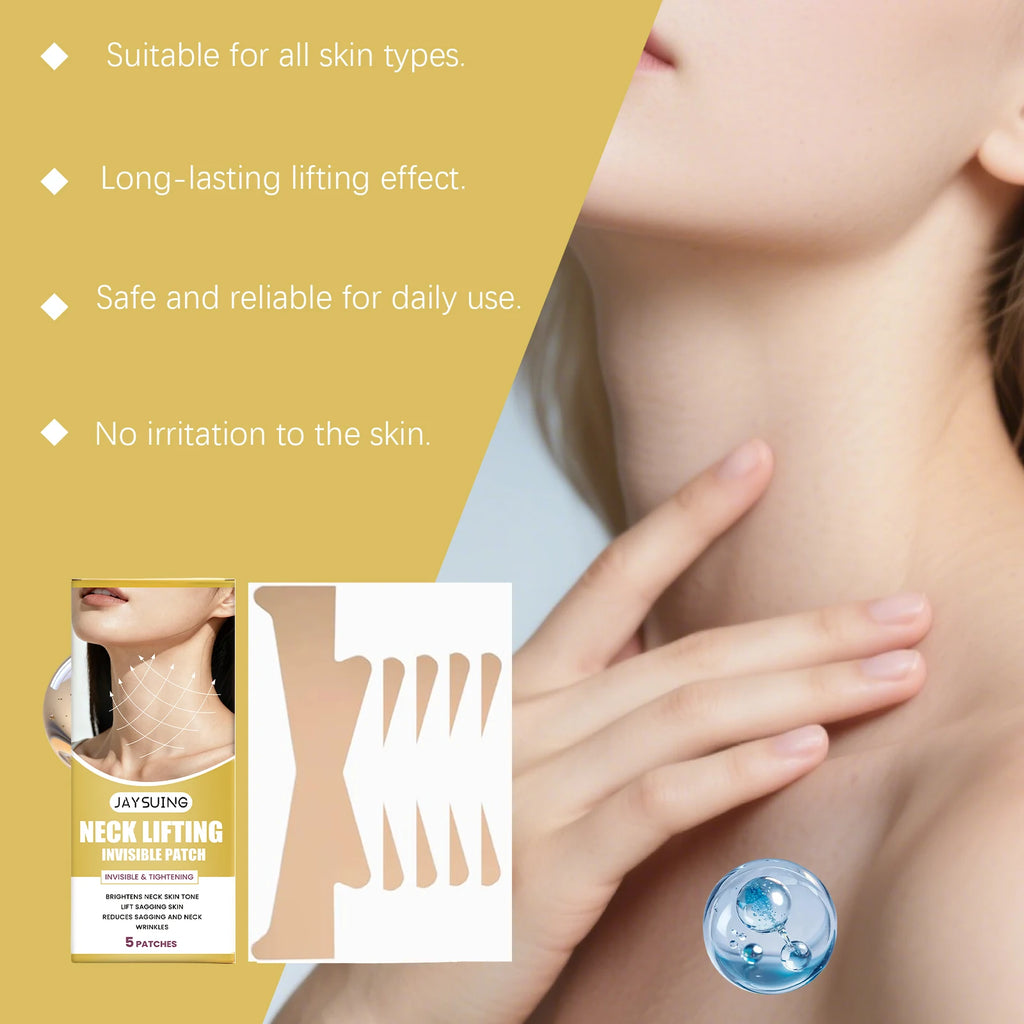 Neck Lifting Patch Improve Neck Contour Reduce Fine Lines Relieve Double Chin Increase Skin Elasticity Neck Invisible Care Mask
