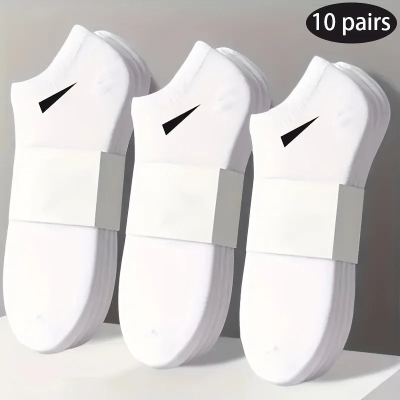 5/10-Pack Unisex Comfort-Fit Ankle Socks For All, Breathable & Lightweight - Ideal For Sports & Daily Wear