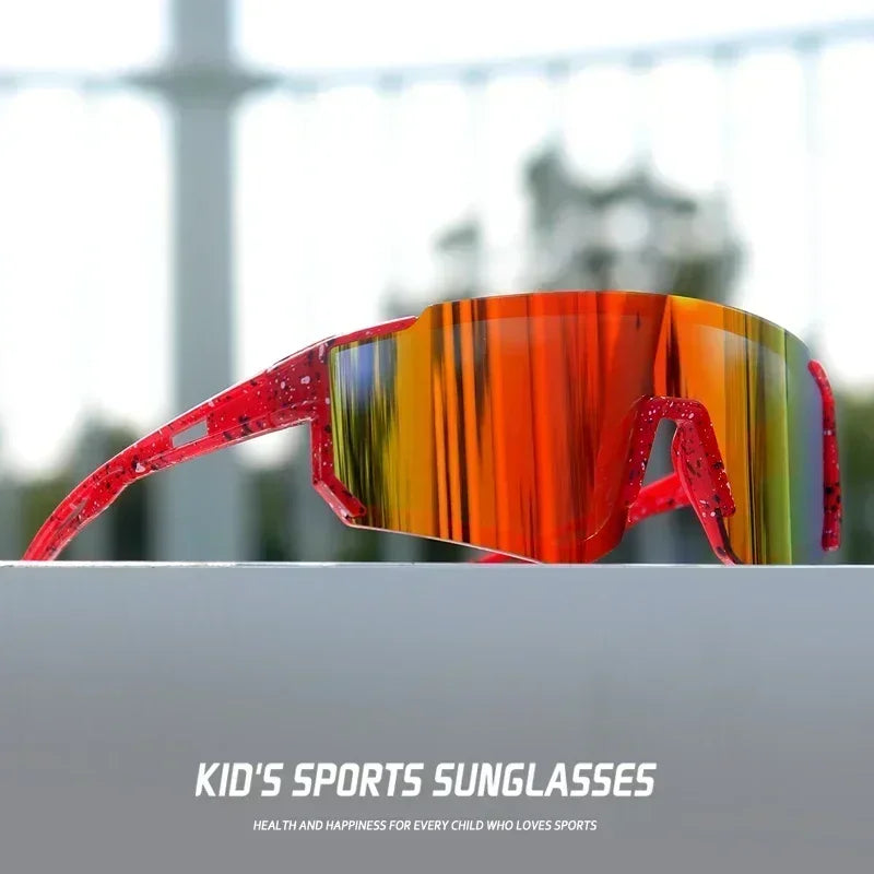 1PCS/3PCS Youth Baseball Sunglasses for Kids - UV400 Protection Lenses for Softball, Cycling & Sports (Boys & Girls)