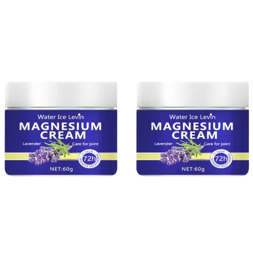 Magnesium Cream with Lavender & Bee Venom, 72H Intensive Moisturize, Nourishes Joints & Skin for Elastic, Smooth Complexion