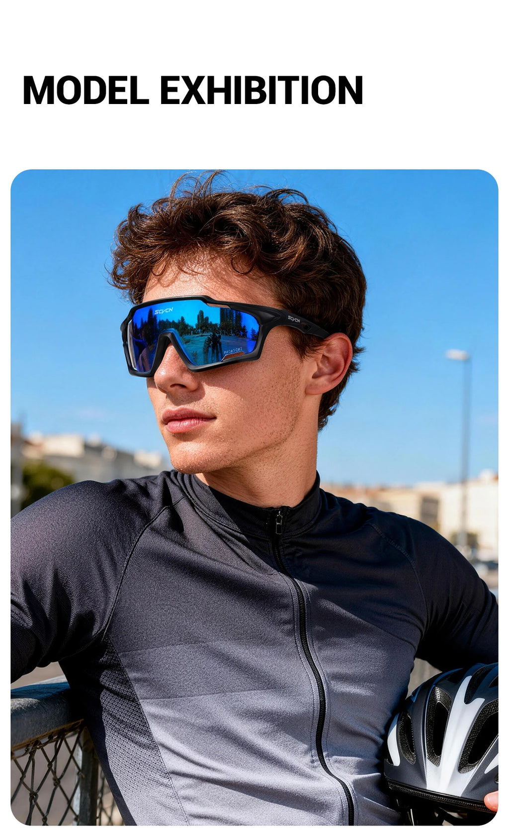 SCVCN Photochromic Sunglasses for Man Cycling Glasses MTB Riding Skating UV400 Fishing Goggles Woman Bike Bicycle Baseball 2026