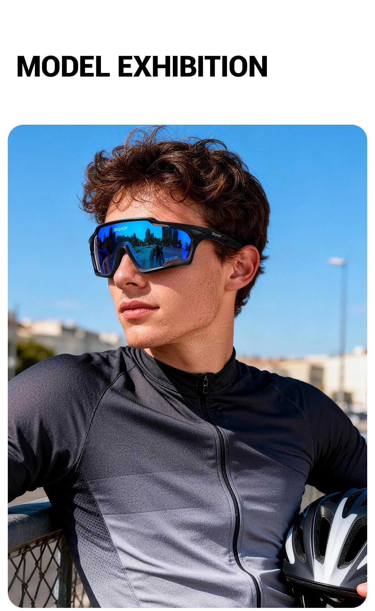 SCVCN Photochromic Sunglasses for Man Cycling Glasses MTB Riding Skating UV400 Fishing Goggles Woman Bike Bicycle Baseball 2026