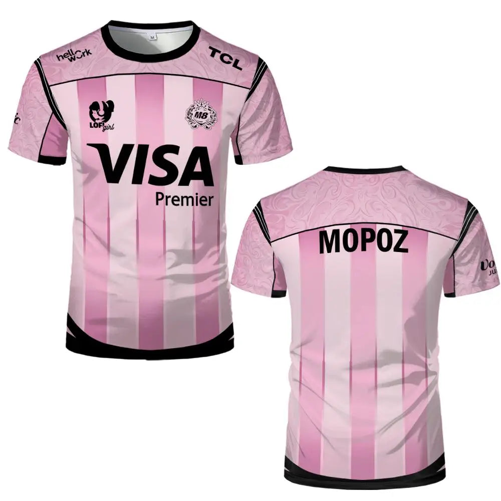 2026 New Gentle Mates Esports Jersey M8 Team Men's Sports Breathable Quick-Drying Uniform Unisex Streetwear Short-Sleeve T-Shirt