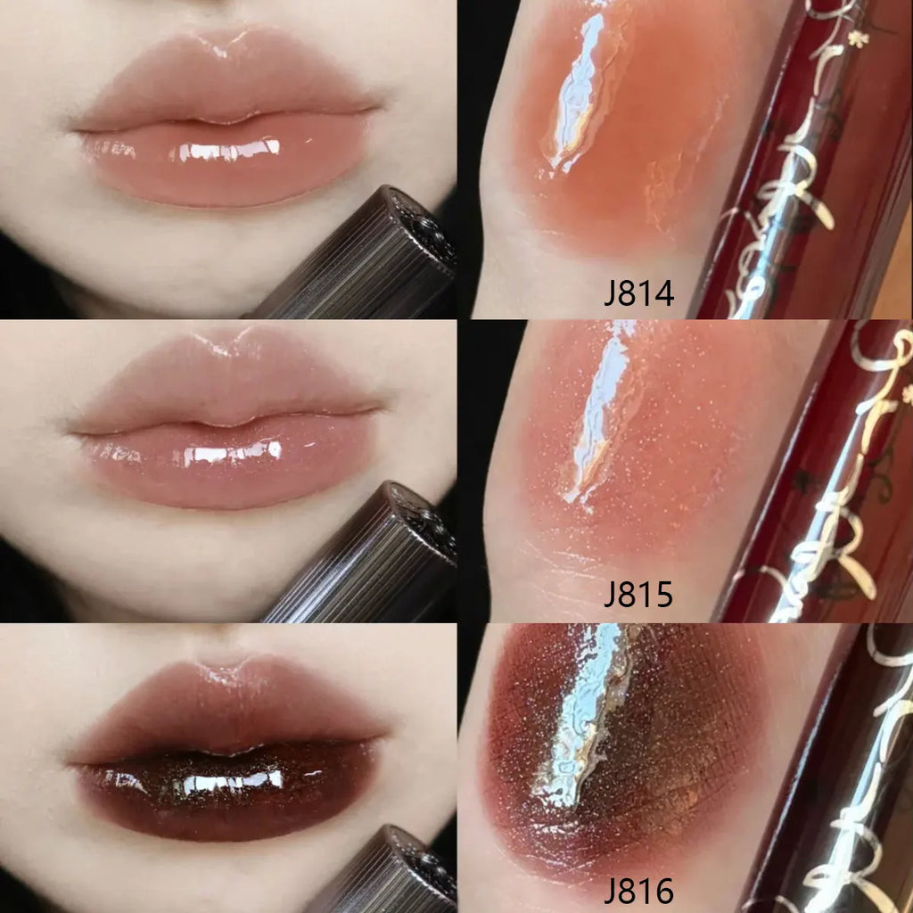 Girlcult Unreal Lip Gloss-4 Shades,Iridescent Glossy Texture,Moisturizing Non-Sticky,Gradient Lips Friendly,Luxury Makeup