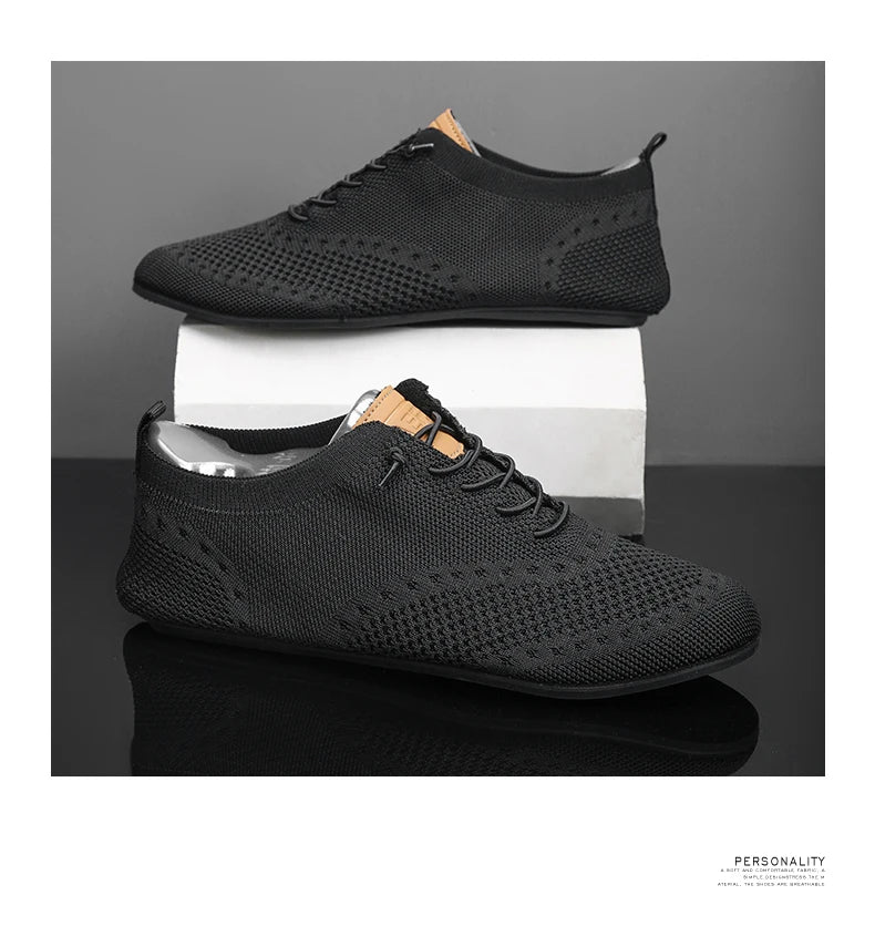 YRZL Men's Shoes Breathable Casual Driving Shoes Indoor Outdoor Men Shoes Loafers Lightweight Comfortable Soft Sole Walking Shoe