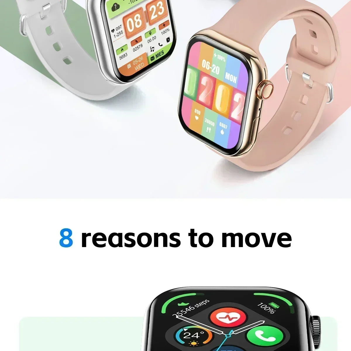 New GPS Smart Watch Series 10 For Apple Watch 10 Memory Music Video Bluetooth Call Waterproof NFC Smartwatch For Android IOS