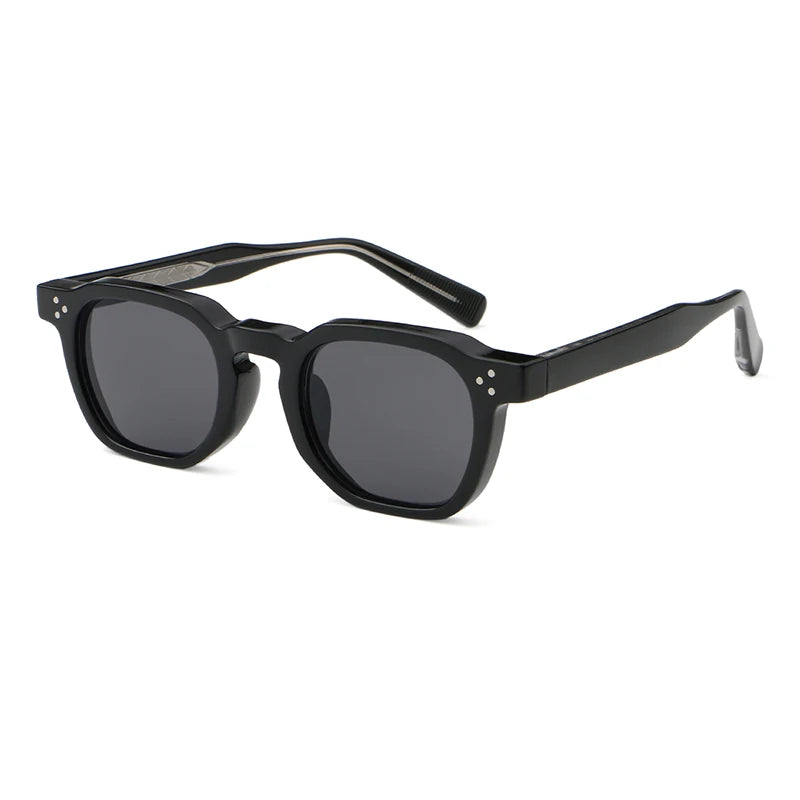 HBK New Square Vintage Sunglasses Men Square Fashion Punk Sun Glasses for Women Outdoor Travel Driving Beach Eyewear UV400