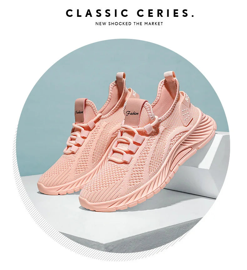 Women's Shoes Summer 2025 Casual Sneakers Breathable Mesh Lightweight Affordable Free Shipping