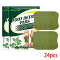 12/24/60PCS Detox Foot Patches Pads Feet Body Toxins Cleansing Relieve Stress Help Sleeping for Running Yoga Fitness Exercise