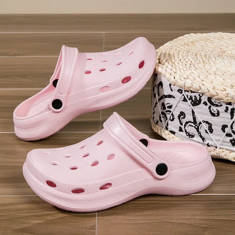 Summer Men Clogs Sandals Men's and Women's Leisure Slippers Beach Slides Home Garden Shoes Outdoor Sandals Plus Size 46 47 48
