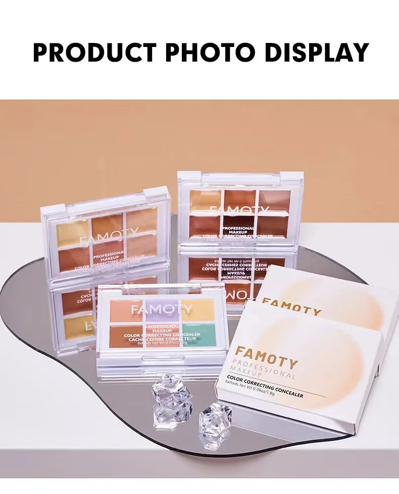 Nine-tone Concealer Spotty Acne Print Dark Eye Circles Tear Gap Brightening Skin Tone Lasts Forever