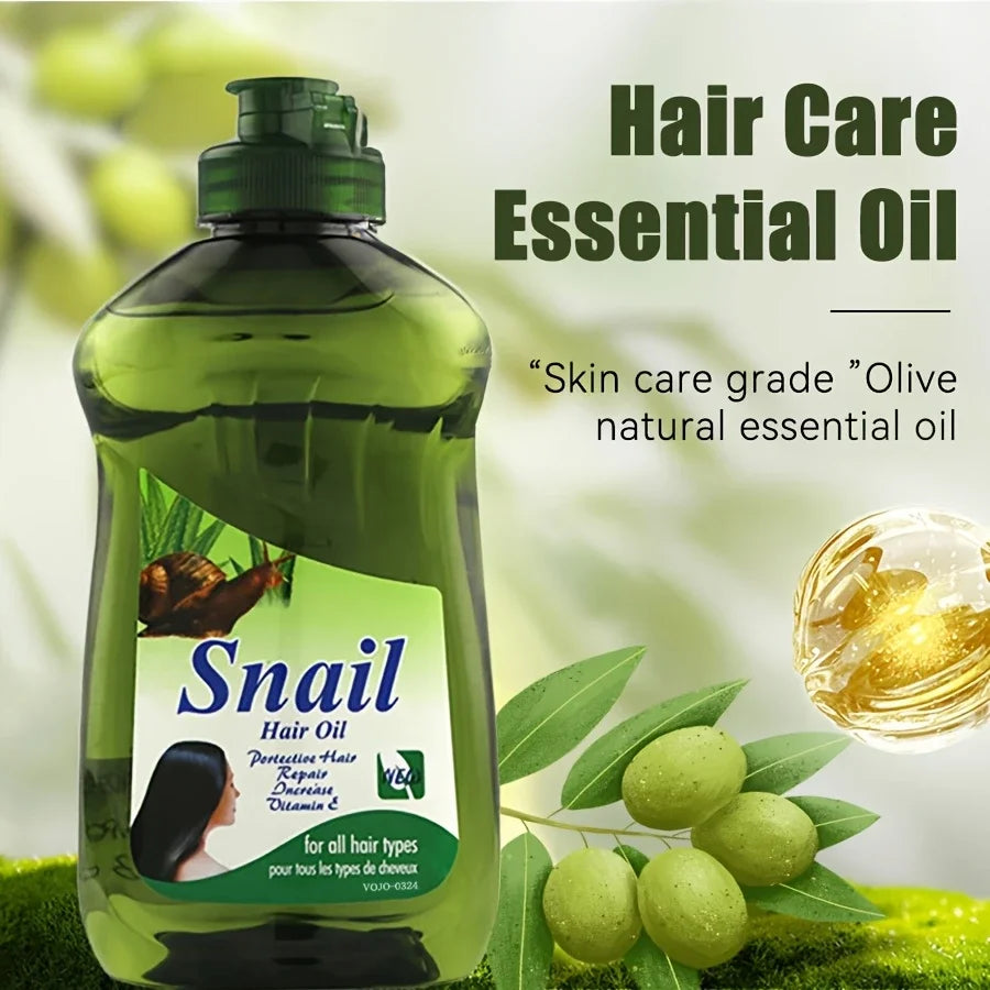 Olive snail nourishing, repairing and smoothing hair care essential oil hair oil is suitable for dry and frizzy hair