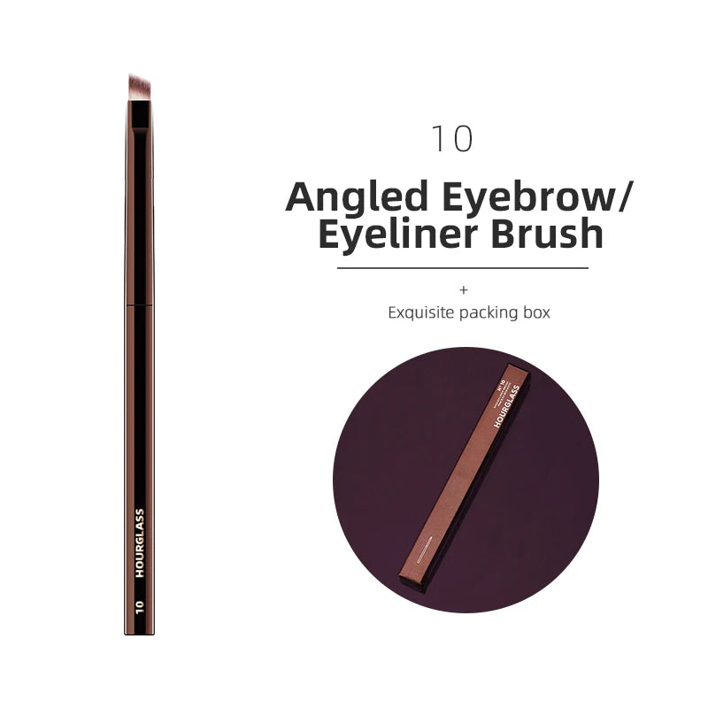 Hourglass Makeup Brush All Kinds Eyeshadow Foundation Concealer Powder Bronzer Blusher Eyeliner Retractable Professional Brushes