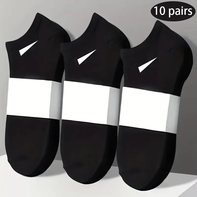 5/10-Pack Unisex Comfort-Fit Ankle Socks For All, Breathable & Lightweight - Ideal For Sports & Daily Wear