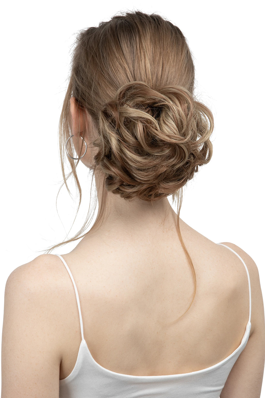Synthetic Messy Hair Bun Extensions Big Curly Elastic Hair Scrunchies Hairpieces Chignon Donut Updo Hair Pieces for Women