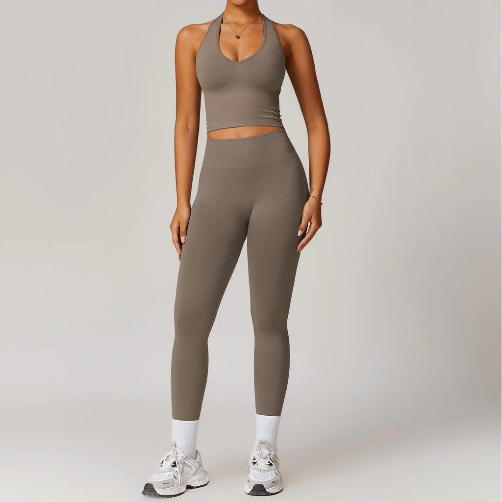 2pcs Seamless Yoga Set Gym Clothes Athletic Wear Yoga Suits For Women Fitness Set Tracksuits Sports Bra Gym Leggings Sportswear