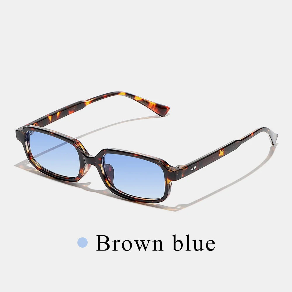 Ruiao Women Small Square Sunglasses Retro Fashion UV400 Sun Glasses for Women Luxury Brand Designer Eyewear Female Shades