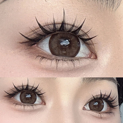 10 Rows 3D Wispy Manga Sunflower Fake Eyelashes Fluffy Volume False Eyelashes Extension for Eye-Lifting Effect DIY Makeup Tools
