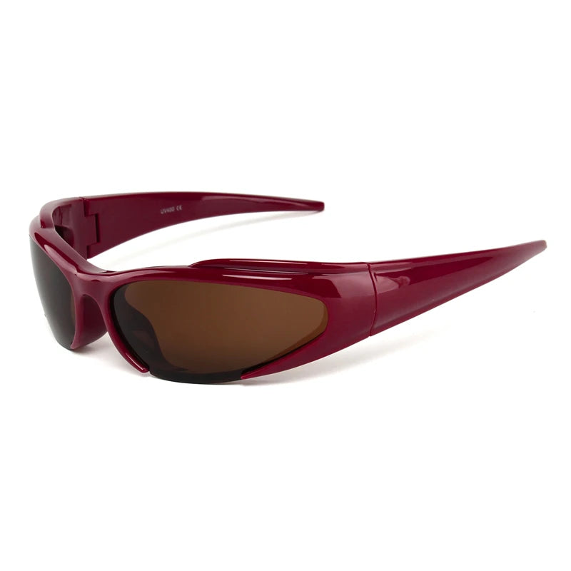 2025 Y2K Sunglasses For Women Men Fashion Sports Driving Mirror Goggles Vintage Sun Glasses Designer Eyewear UV400
