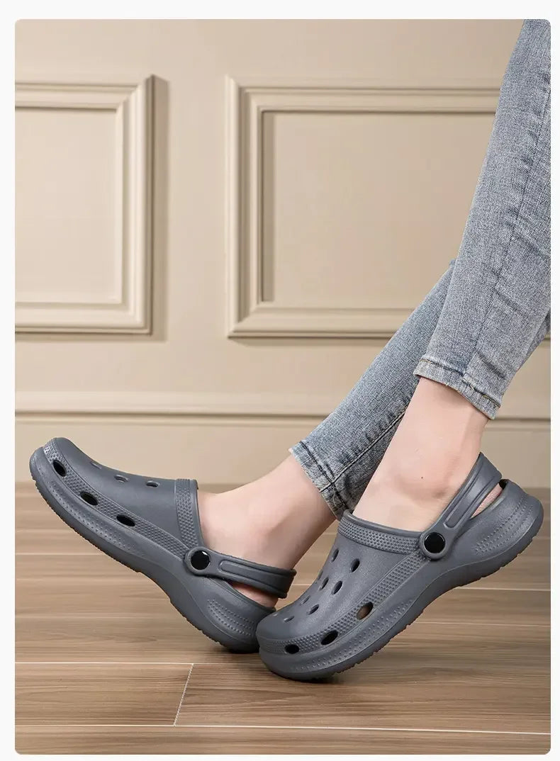 Summer Men Clogs Sandals Men's and Women's Leisure Slippers Beach Slides Home Garden Shoes Outdoor Sandals Plus Size 46 47 48
