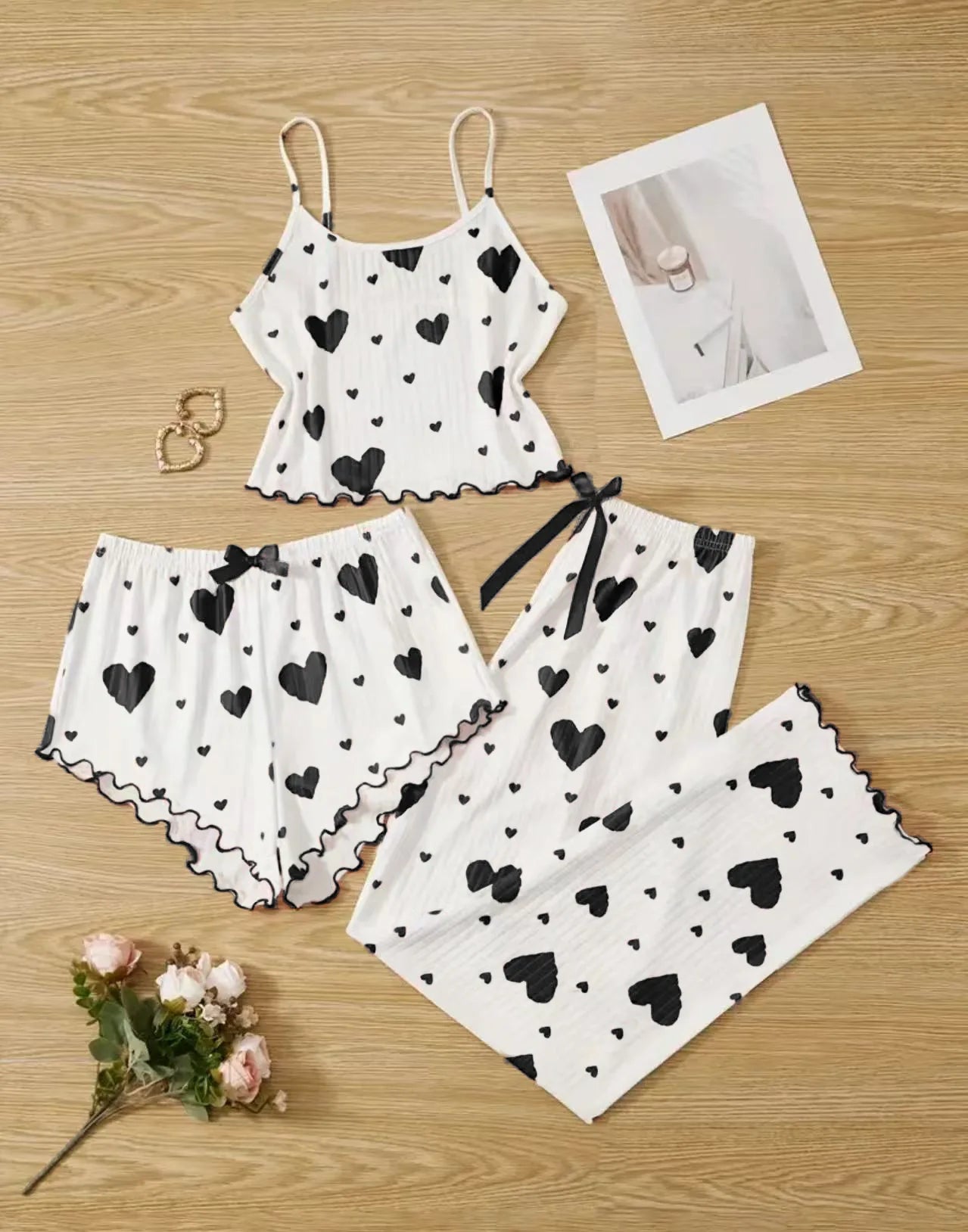 Pajama Suit for Women Woman Pyjamas Set Sexy Women Summer Nightgown Set Women's Home Suit Shorts Pajamas Sleepwear Pants Ladies