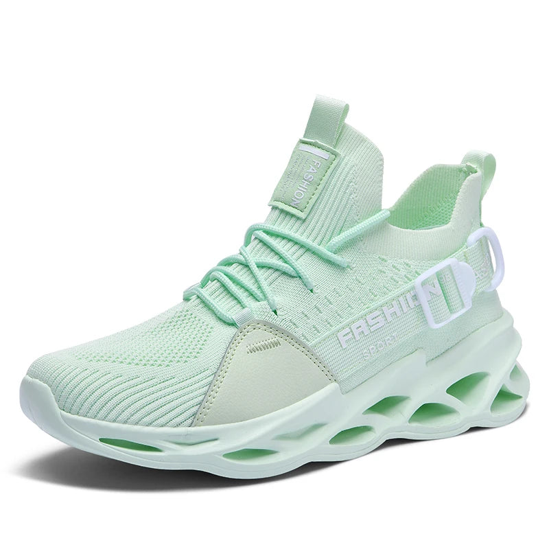 Sneakers Men Mesh Breathable Casual Men Shoes Unisex Light Soft Thick Sole Hole Couple Shoes Athletic Sneakers Women Shoes