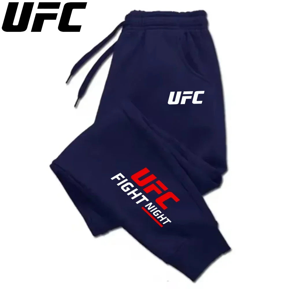 Mens Casual Pants Autumn Winter Sweatpants Gym Trousers Fashion Solid Color Workout Long Pants Men Running Jogger Sports