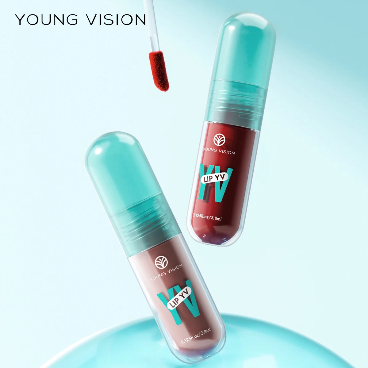 YOUNG VISION 6-Shade Avocado Long-Lasting Moisturizing Lip Stain is lightweight, non-sticky, non-stick cup lip stain
