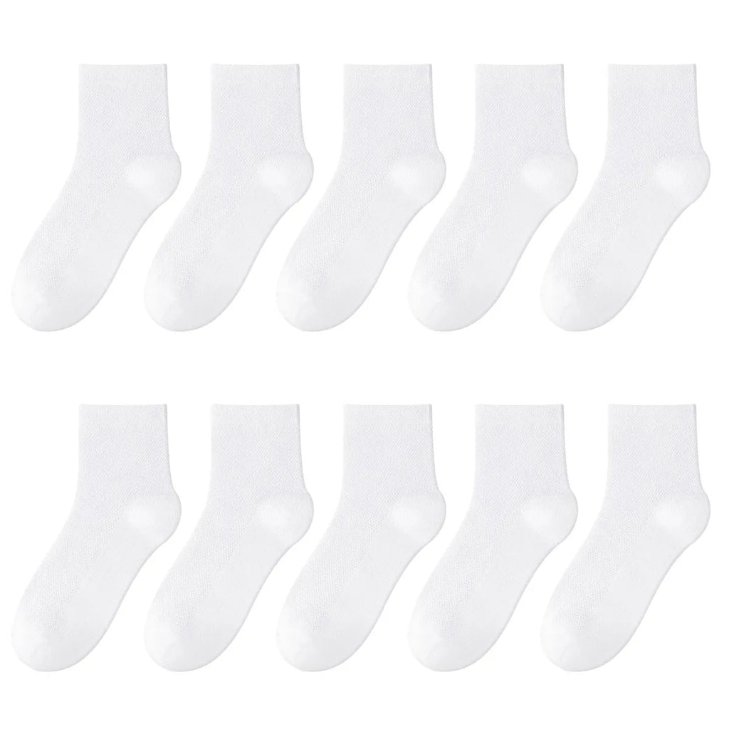 Children's Pure Cotton Mesh Boneless Summer Thin Ankle Socks OEKO-TEX Certified Safe for Kids Boys and Girls for School and Home