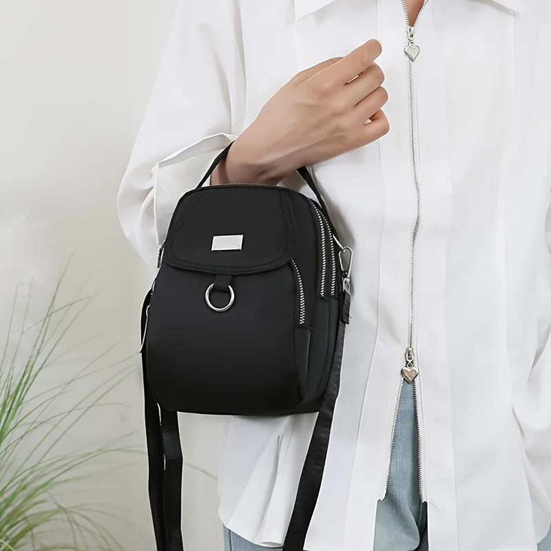 Hot Crossbody Bag Solider Color For Women Fashion Portable Casual Bag Students Cross Body Shoulder Bag