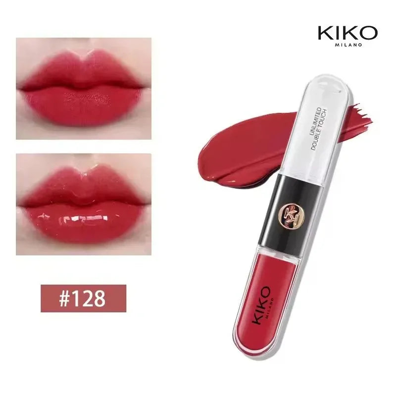 KIKO 3D Liquid Lip Glaze Transparent Lip Gloss Mirror Lipstick Nourishing Glossy Full Lips Not Fading Milk Tea Bean Paste Makeup