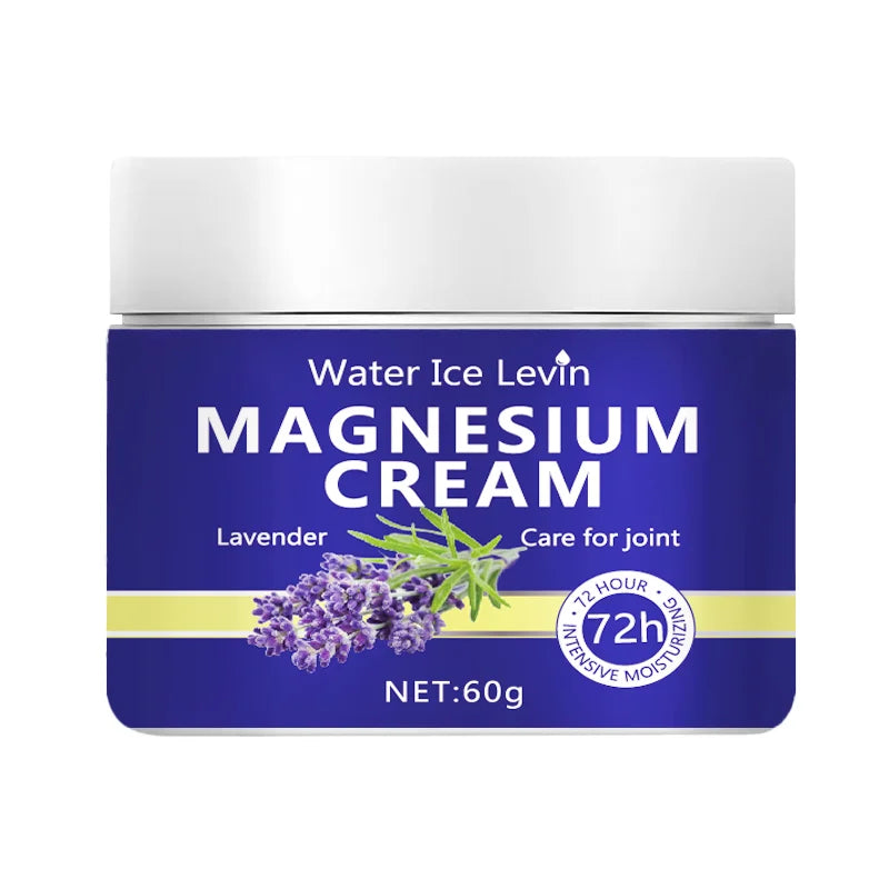 Magnesium Cream with Lavender & Bee Venom, 72H Intensive Moisturize, Nourishes Joints & Skin for Elastic, Smooth Complexion