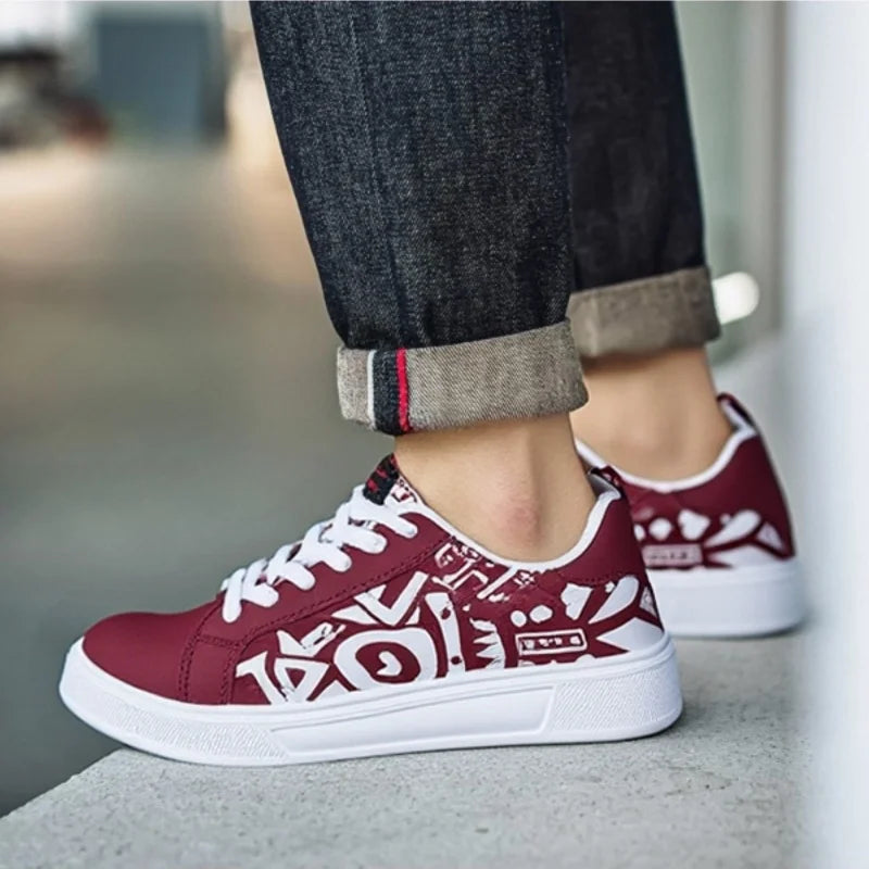 YRZL Womens Casual Sneakers Lightweight Skateboard Shoes for Men Soft Sole Comfortable Walking Shoes Unisex Fashion Sneakers
