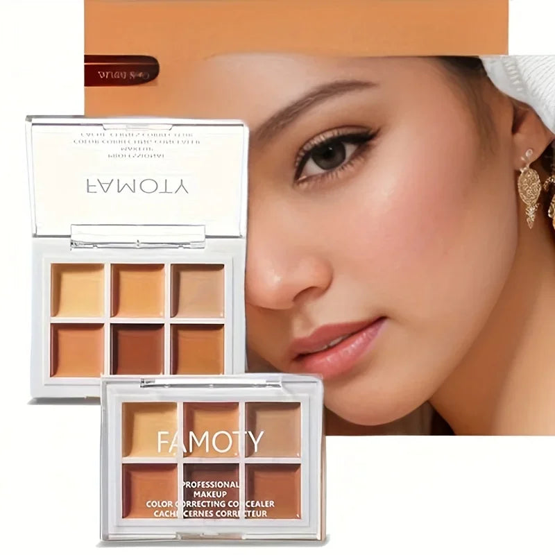 Nine-tone Concealer Spotty Acne Print Dark Eye Circles Tear Gap Brightening Skin Tone Lasts Forever