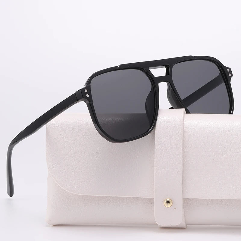 2024 Luxury Brand Polarized Sunglasses Men High-End Outdoor Glasses Fashion Square Driving Eyewear Travel Sun Glasses Uv400