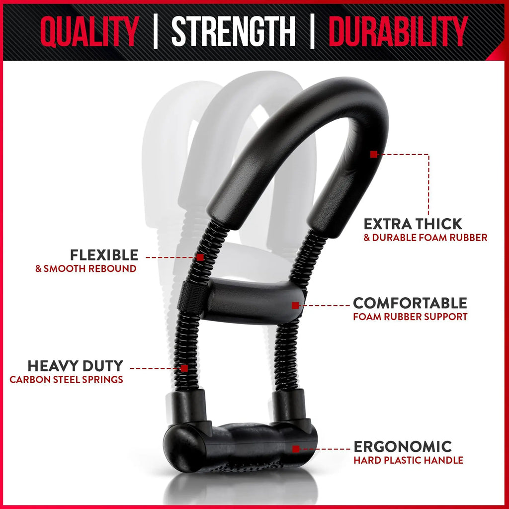 Power Wrist Trainer Grip Strength Equipment Adjustable Hand Exerciser For Forearm Muscle Home Gym Fitness Non-Slip Durable