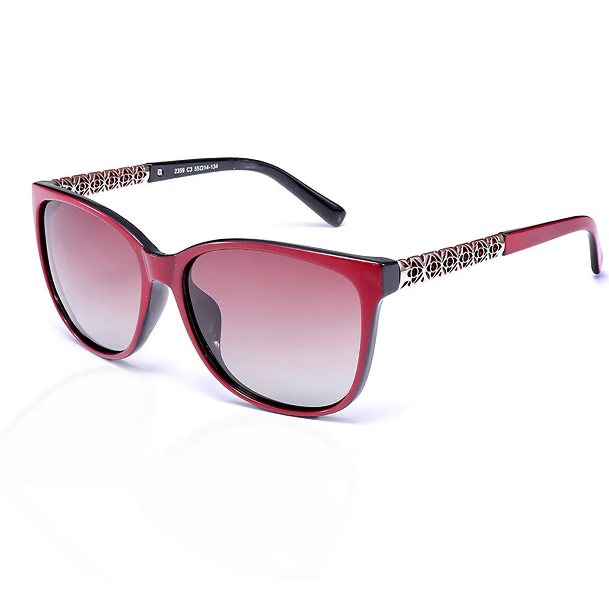 1PC Fashion Frame Polarized Women's Sunglasses Cat's Eye Polarized Sunglasses Sunshade Glasses