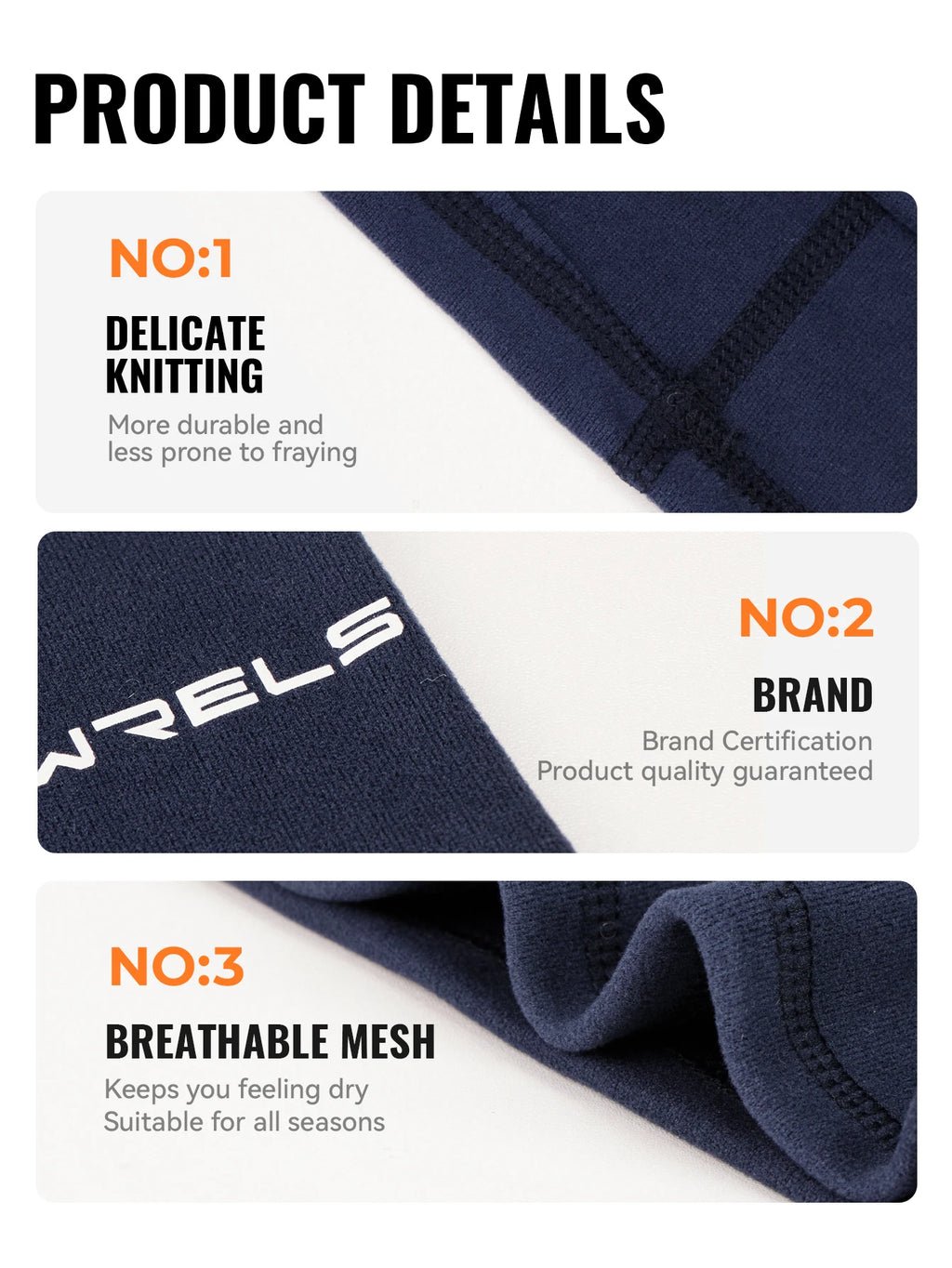 WRELS Winter Neck Gaiter Neck Warmer Cover Ski Gaiters for Men Women Fleece Thick Windproof Ski Mask Scarf Breathable Face Mask