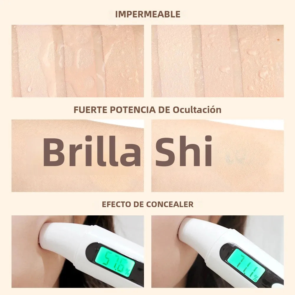 O.TWO.O Cushion Foundation 3 Colors Air Cushion BB Cream Full Coverage Breatheable Concealer Waterproof Face Foundation
