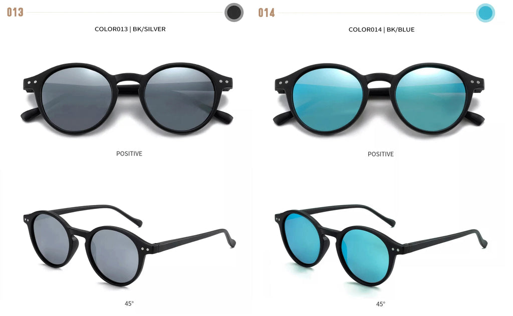 ZENOTTIC (S Size) Retro Circular Polarized Sunglasses 2026 2025 Men Women Vintage Small Round Sun Glasses UV400 Goggles Shades