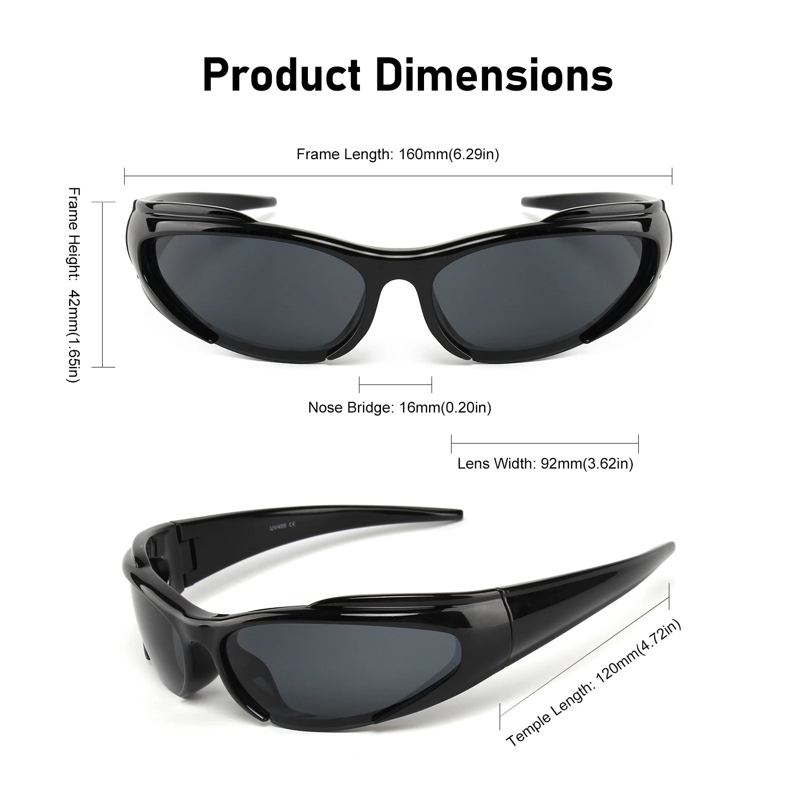 2025 Y2K Sunglasses For Women Men Fashion Sports Driving Mirror Goggles Vintage Sun Glasses Designer Eyewear UV400