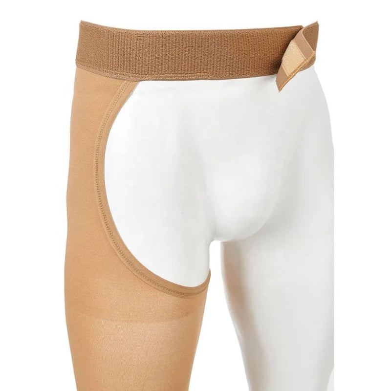 Legbeauty 20-30mmHg Medical Thigh High Compression Stockings Unisex Open Toe Varicose Veins Sock Single Leg Lymphedema Pantyhose